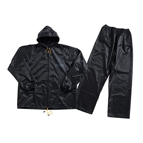 Image of JCB - Workwear - Waterproof Workwear - Waterproof Two-Piece Rainsuit, D+AA - Black - Size X-Large