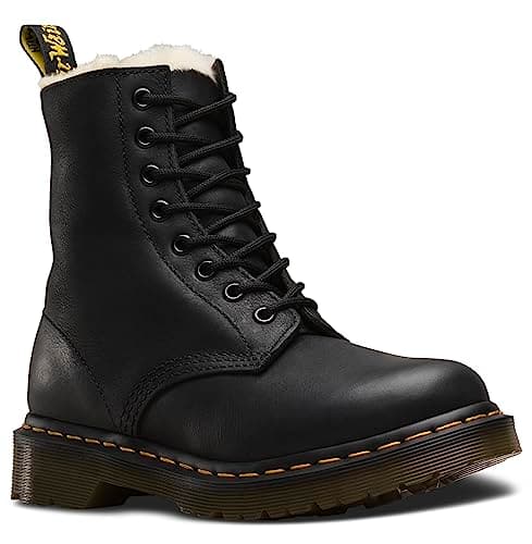 Image of Dr. Martens Girl's 1460 Serena Ankle boots, Black Black 001, 3 UK