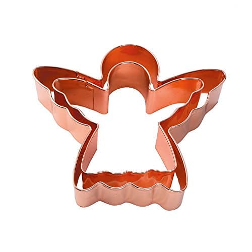 Image of Copper Angel Cookie Cutter, set of 2
