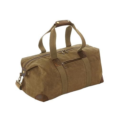Image of Quadra QD650 Heritage Waxed Canvas Holdall - Desert Sand