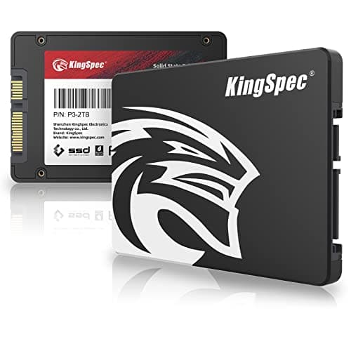 Image of KingSpec 2TB 2.5" SATA III 6Gb/s SSD, Read Speed up to 550MB/s, 3D NAND Flash Internal Solid State Drive for Desktop & Laptop