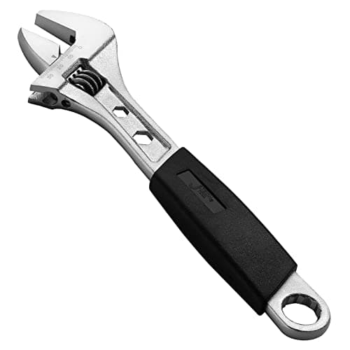Image of Jetech Adjustable Spanner - Professional Adjustable Wrench Shifting Spanner with Large Opening (Black, 250mm)