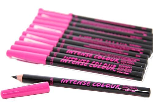 Image of 12 x Collection 2000 Intense Colour Supersoft Khol Eyeliner Pencils | Black Magic (Black) | Wholesale Job Lot by Collection
