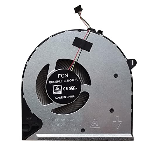 Image of Fleshy Leaf CPU Cooling Fan Replacement for HP Pavilion 15-DU 15-DW 15s-du 15-DW0043DX 15s-du0096tu 15s-du0002TX 255 G8 250 G8 TPN-C139 Series DC28000N6F0 L52034-001 FLG0