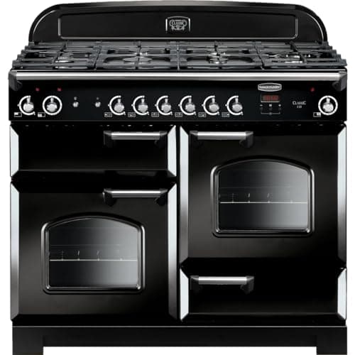 Image of Rangemaster Classic 110cm Gas Range Cooker - Black