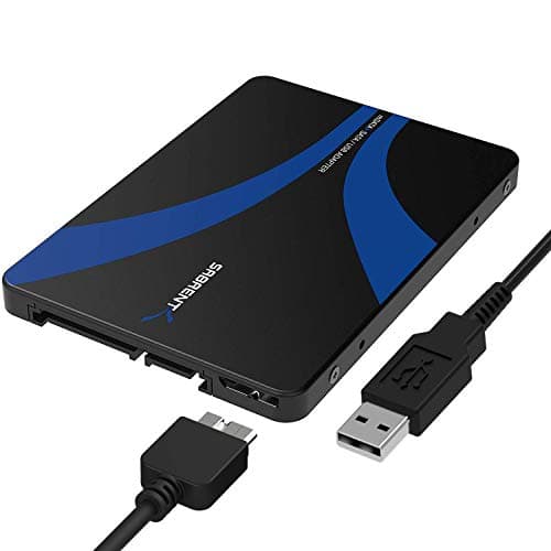 Image of SABRENT mSATA to USB 3.2x1 or 2.5" sata enclosure adapter, super fast Data transfer, mSATA Converter to SATA III Aluminum (EC-MSMU)