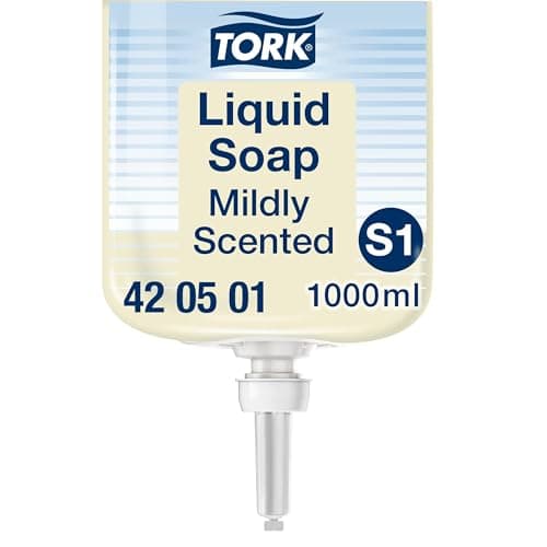 Image of Tork Mildly Scented Liquid Soap S1, Fresh Scent, 1 x 1000ml, 420501