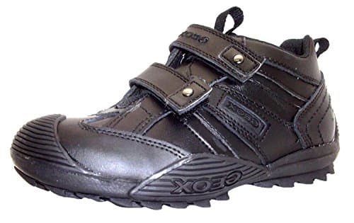 Image of Geox Men's J Savage G Low Top Trainers, Black, 11.5 Child UK (30 EU)