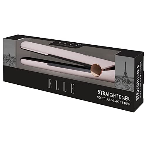 Image of ELLE Hair Straightener Soft Touch Matt Finish - The Parisian Lifestyle, for Smooth Professional Long Lasting Results