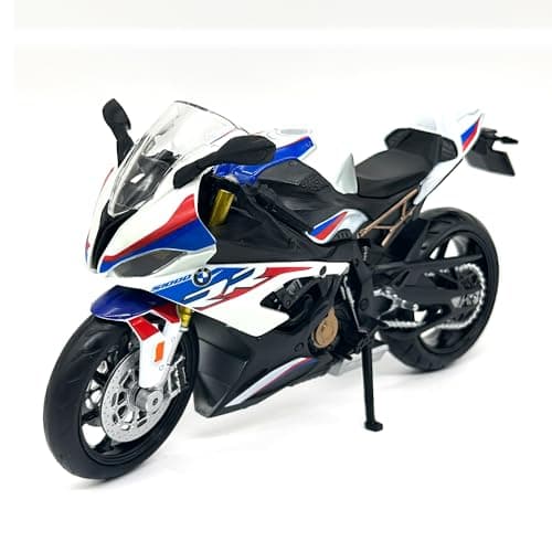 Image of Just For Laughs Die Cast Motorcycle BMW S1000RR- 2020, 1:12 Scale, Collectible Model Dirt Bike