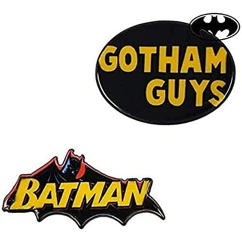 Image of DC Comics Batman Set of 2 Pin Badges