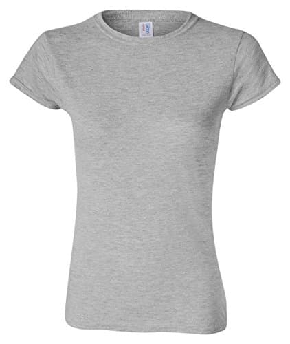 Image of Gildan Ladies Soft Style Short Sleeve T-Shirt (2XL) (Sport Grey (RS))