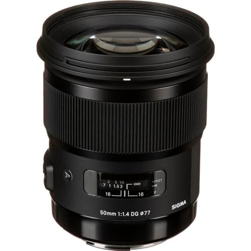 Image of Sigma 311101 50mm F1.4 DG HSM Art Lens for Canon, Black