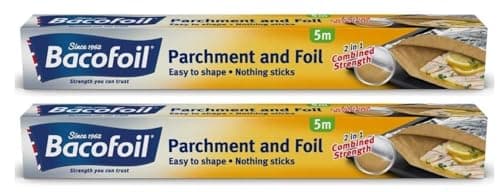 Image of BacoFoil 2 x Foil and Parchment Paper,2-in-1 5m