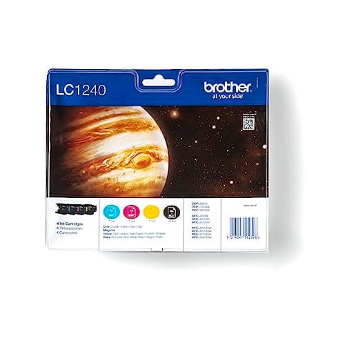 Image of Brother LC1240 Value Pack B/C/M/Y Print Cartridge, XXL,Cyan