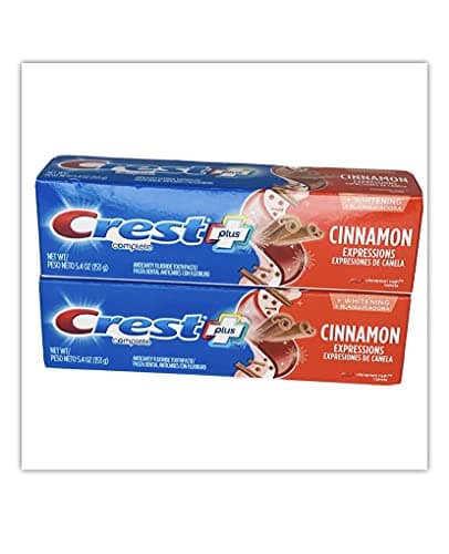 Image of Crest Plus Complete + Whitening Cinnamon Rush Expressions 5.4 oz 2 Boxes