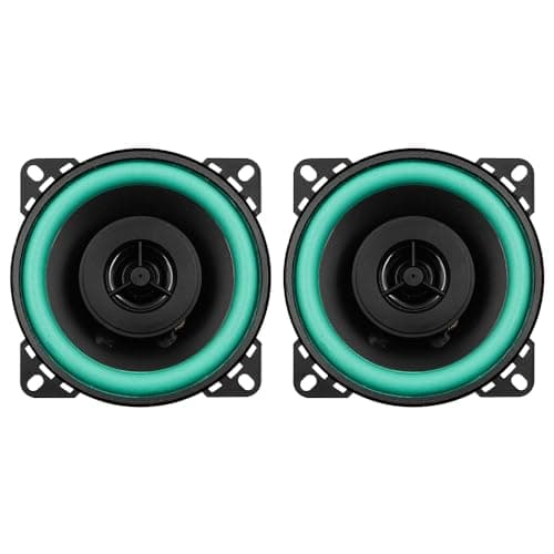 Image of DollaTek 2PCS 4 inch Speakers Car Audio 40W Coaxial Car Audio Speakers Full Range Frequency HiFi Speakers