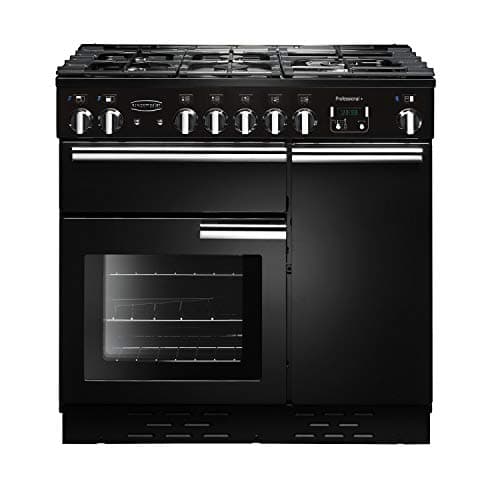 Image of Rangemaster Professional Plus 90cm Dual Fuel Range Cooker - Black
