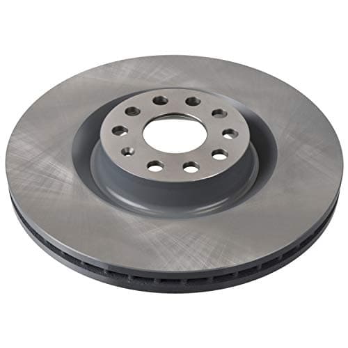 Image of febi bilstein 34254 Brake Disc Set (2 Brake Disc) front, internally ventilated, No. of Holes 5