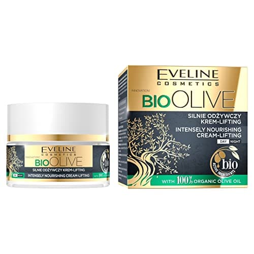 Image of Eveline Cosmetics Bio Olive Intensely Nourishing Lifting Cream with Organic Olive Oil & Hyaluronic Acid - 50ml