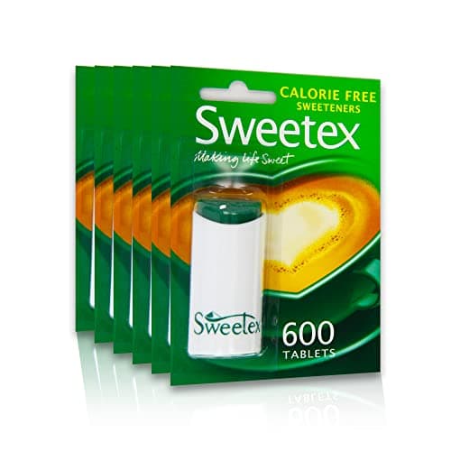 Image of Sweetex Low Calorie Dispenser, 600-Count Pack Of 6 (Total 3600) - Ideal Sugar Substitute For Diets And Diabetics