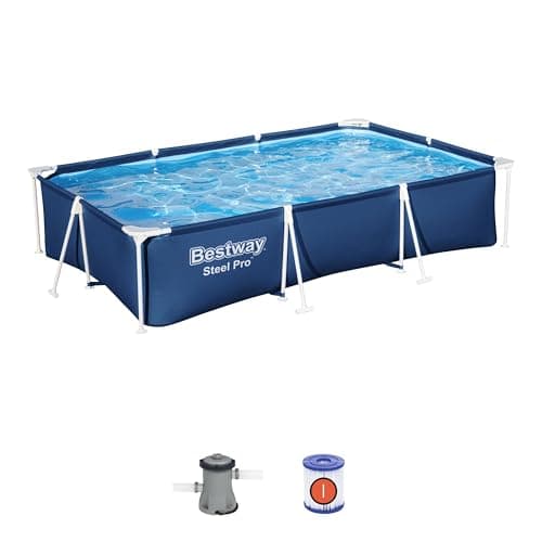 Image of Bestway Steel Pro 3m x 2m x 66cm Rectangular Above Ground Pool Kit