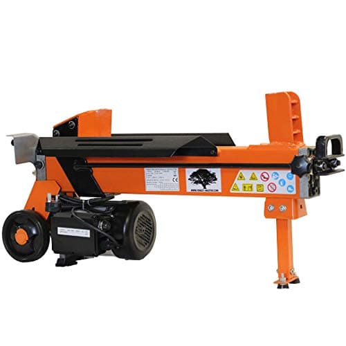 Image of Forest Master FM10D-7-TC Electric Log Splitter 7 Ton - DuoCut Blade - Log Length up to 450mm - Pre-Filled Ready for Use - Ramstop - CE/UKCA Workbench and Guard