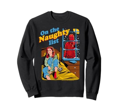 Image of Stranger Things Christmas Max On The Naughty List Vecna Sweatshirt