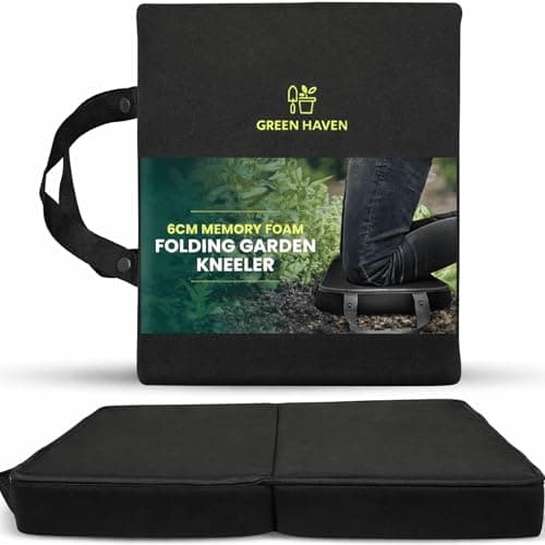 Image of Green Haven Folding Memory Foam Garden Kneeling Pad – 7cm Memory Foam, Lightweight & Portable with Handles, Perfect for Gardening, Bath Kneeler, Seat Cushion, Indoor & Outdoor Support