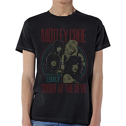 Image of Motley Crue Men's Mottee21mb T Shirt, Black, XL UK