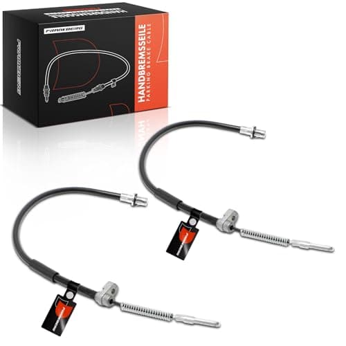 Image of Frankberg 2x Handbrake Cable Handbrake Cable Rear Compatible with 300 C LE LX 2.7L 3.0L 2004-2012 300 C Touring LE LX 2.7L 3.0L 2004-2010 Replace# 4779260AD