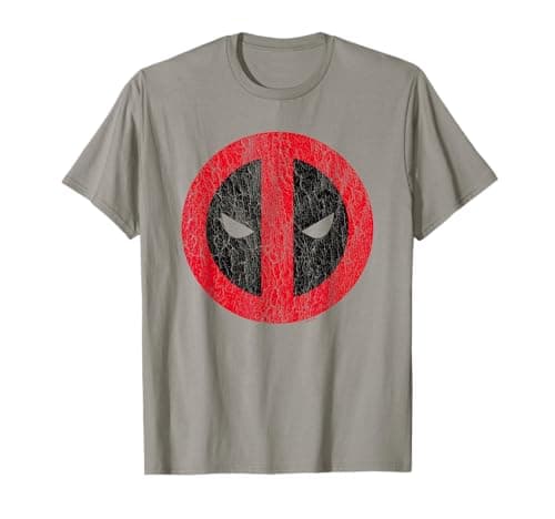 Image of Deadpool Cracked Logo T-Shirt