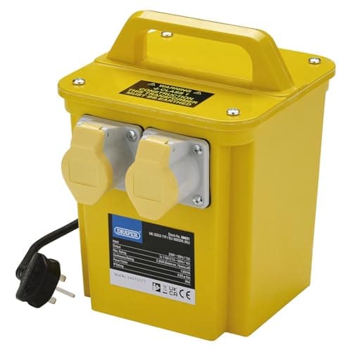Image of Draper DPT3300A Portable Site Transformer, 3.3Kva, 230V-110V