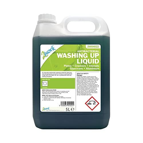 Image of 2Work Antibacterial Washing Up Liquid 5 Litre 2W04022