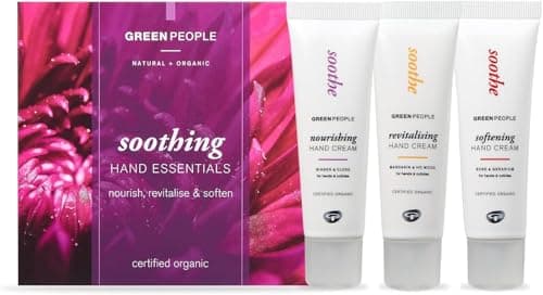 Image of Green People Soothing Hand Essentials Set - Natural & Organic Hand Creams - Shea Butter for Dry Hands - Vegan, Organic & Cruelty Free