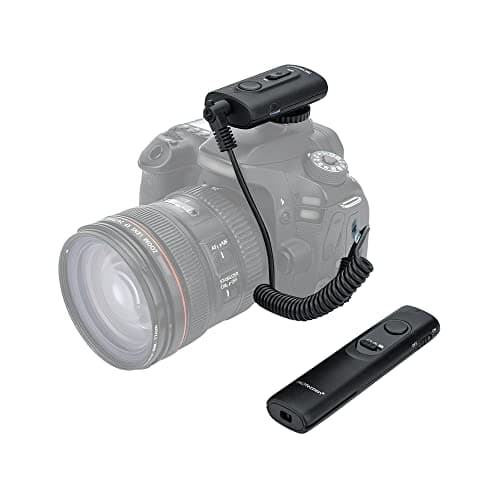 Image of PROfezzion 165ft Wireless Remote Control Shutter Release for Canon EOS R8 R7 R10 R100 R50V R RP R6 R6 Mark II III 90D 80D 70D 60D 77D 2000D 1300D 850D 800D 760D 750D 700D 650D 600D 250D 200D & More