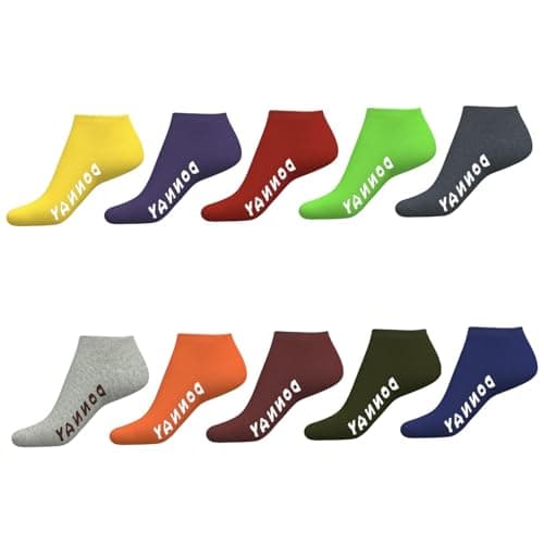 Image of Donnay Kids Pack Trainer Socks Junior Bright Assorted 1-6