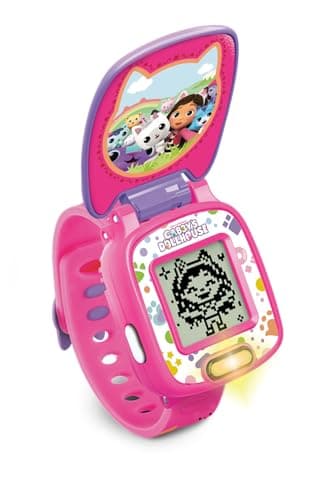 Image of VTech Gabby's Dollhouse Time to Get Tiny Watch, Official Gabby's Dollhouse Watch with Stopwatch, Timer and Alarm Clock, Interactive Toy, Gift for Kids 3, 4, 5Plus Years, English Version