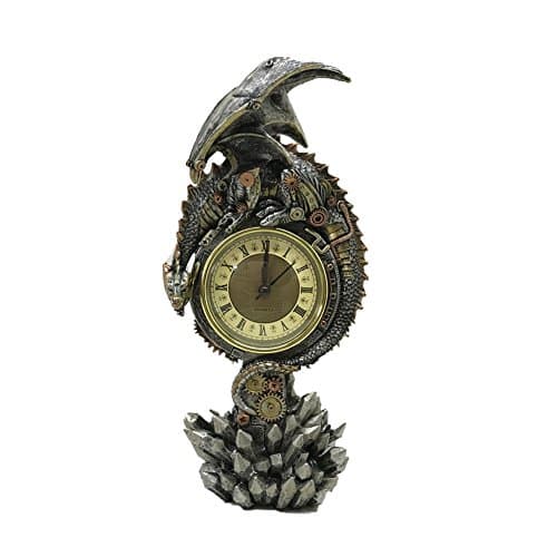 Image of Nemesis Now Clockwork Reign Clock 32cm Grey