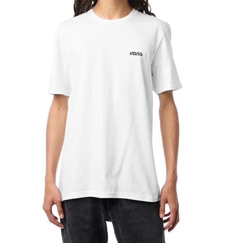 Image of Vans Men's Scripted SS Tee, White and Black, XL