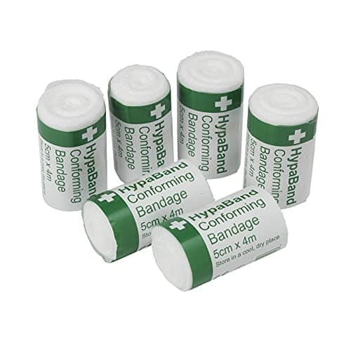 Image of Safety First Aid Group HypaBand Conforming Bandages - 5cm x 4m (Pack of 6)
