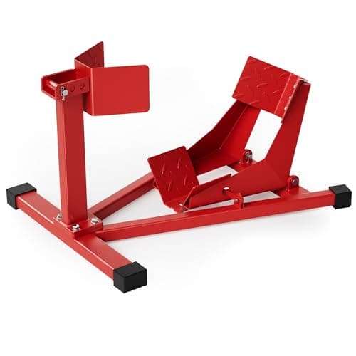 Image of Motorcycle Front Wheel Chock for 17-21” Tyres with 60-160mm Width as Mounting Stand for Safe Storage