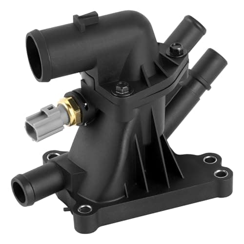 Image of Thermostat Housing with Sensor Seal 1872633 CM5G9K478GA Compatible with Ford B C Max mk2 Ecosport, Fiesta mk6 mk7 Focus mk3 Mondeo mk5