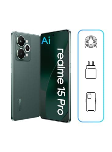 Image of realme 15 Pro 5G Smartphone (12GB RAM, 256GB Storage) | 6.8" 144Hz OLED Display | Snapdragon 7 Gen 4 | 50MP OIS Camera | 7000mAh | 80W Fast Charging | Android 15 | 12m Warranty (Velvet Green)