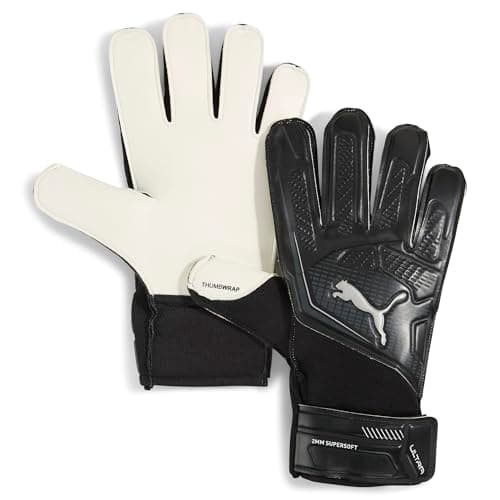 Image of PUMA PUMA Black-PUMA Silver Individual Football Gloves for Men/Unisex Size 11