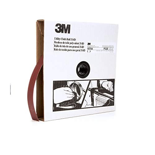 Image of 3M Utility Cloth Roll 314D, 1 in x 50 yd P320 J-weight