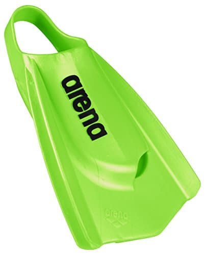 Image of Arena Powerfin Pro Swim Training Fins, Acid Lime, Size 8 - 9 UK