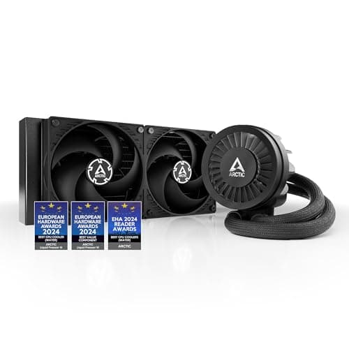 Image of ARCTIC Liquid Freezer III 240 - Water Cooling PC, All-in-One CPU AIO Water Cooler, Intel & AMD compatible, efficient PWM-controlled pump, fan: 200-1800 rpm, LGA1851 and LGA1700 Contact Frame - Black