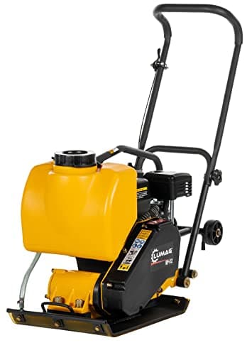 Image of Lumag Compactor Plate Wacker Plate 75KG 14" Germany RPi12 with Water System Wheels & Mat Included Petrol Use with Tarmac or Dust Suppression