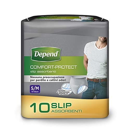 Image of Depend Comfort Protect Incontinence Pants for Men, Small/Medium - 10 Pants